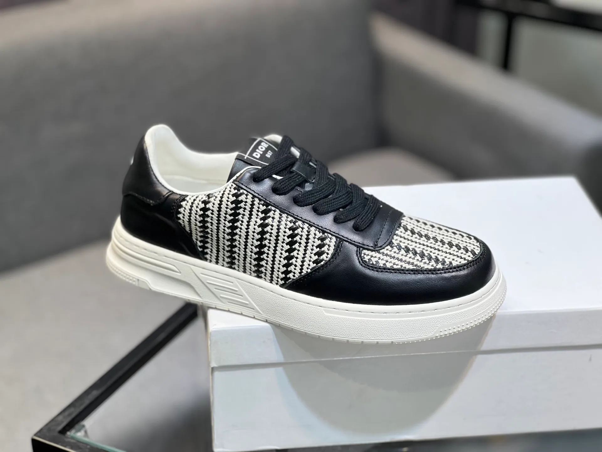 Men's Men's Shoes 💰400 [Dior] Spring and Autumn New Style 🙈Original Reissue! Reproduced from the original 💯, the workmanship is top-notch, 💪💪💪 cowhide leather upper ➕ genuine leather feet, 👻 suitable for all kinds of travel! Number of yards 38-44